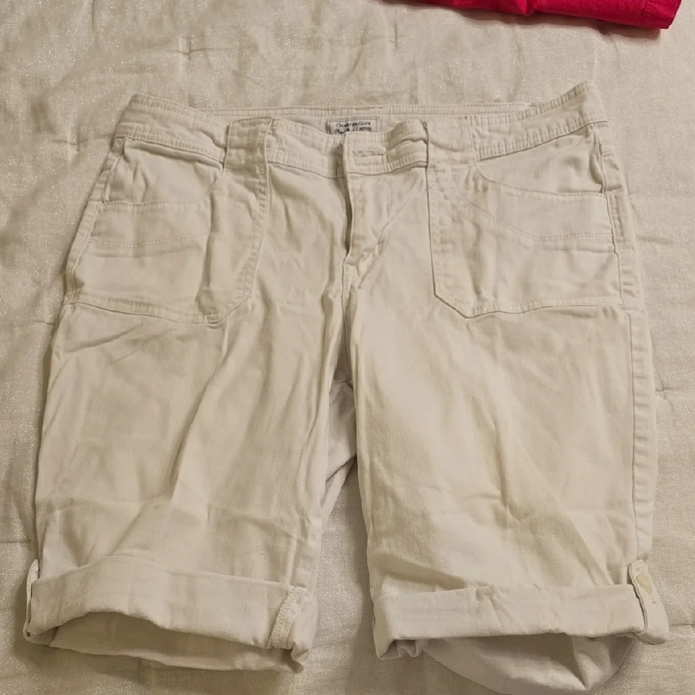 Style & Co. Women's Shorts - White, Pink, Green, Orange 1 Charter Club - Picture 8 of 11